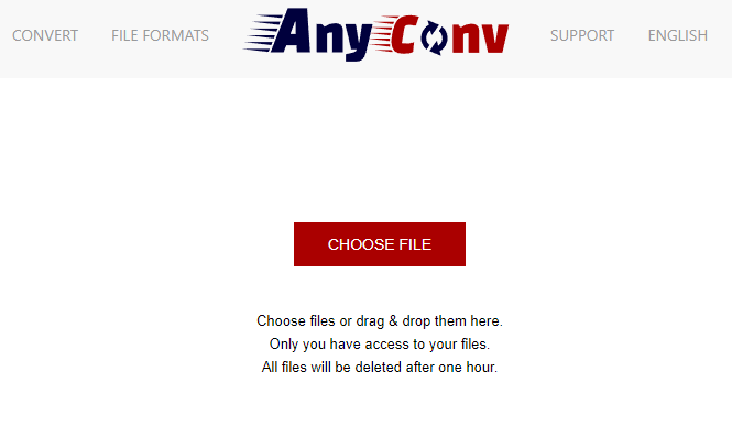 Converti MKV in TS tramite AnyConv