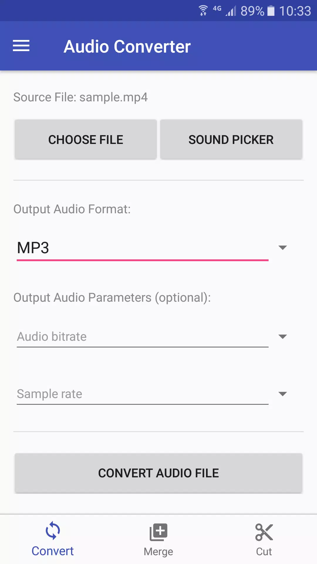 Il convertitore audio WAV Converter