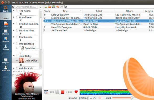 Clementine Music Player per Mac