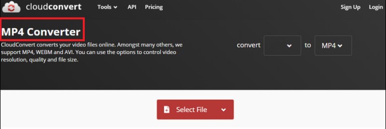 Converti MPEG in MP4 online gratuitamente