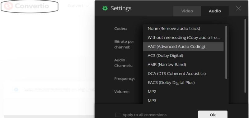 Convertitore audio gratuito e online per Mac/Windows