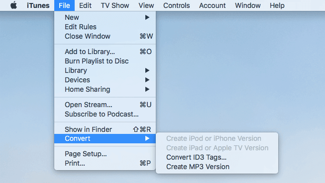Converti MOV in MP3 in iTunes