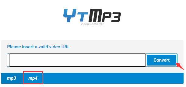 Converti YouTube in MP4 tramite YTMP3
