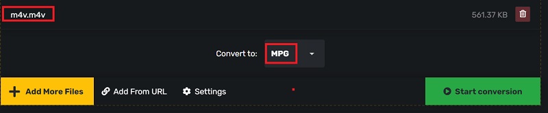 Trasforma M4V in MPG con strumenti online gratuiti