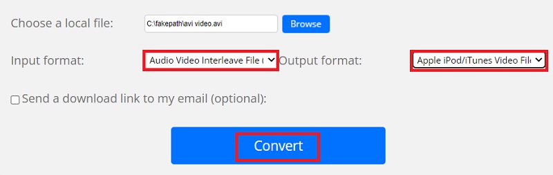 Trasforma AVI in M4V gratuitamente