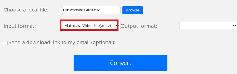 Converti facilmente MKV in MPG online
