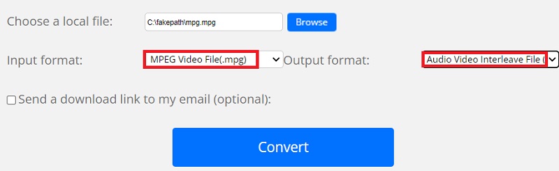 Trasforma MPG in AVI gratuitamente