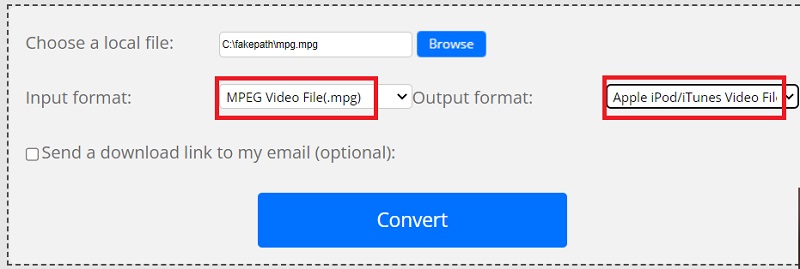 Converti MPG in M4V con strumenti online
