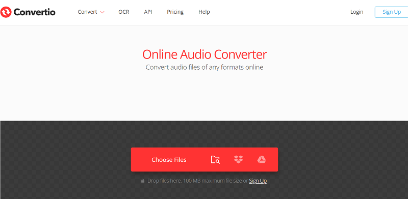 Converti OGG in WAV online
