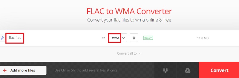 Trasforma facilmente il formato FLAC in WMA