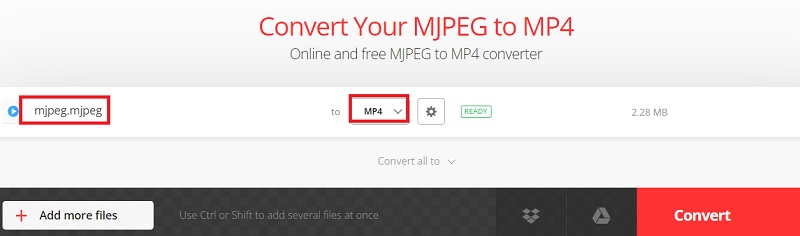 Trasforma MJPEG in MP4 gratuitamente
