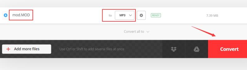 Estrai rapidamente MP3 da MOD