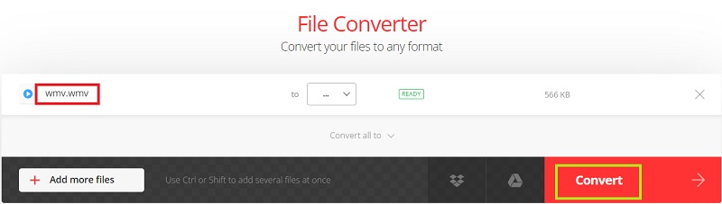 Converti WMV in MPEG4 online