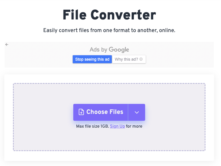 Converti APE in MP4 usando FreeConvert