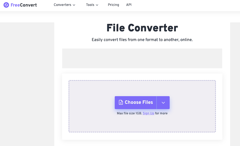 Scegli Strumenti per convertire FLAC in WAV online