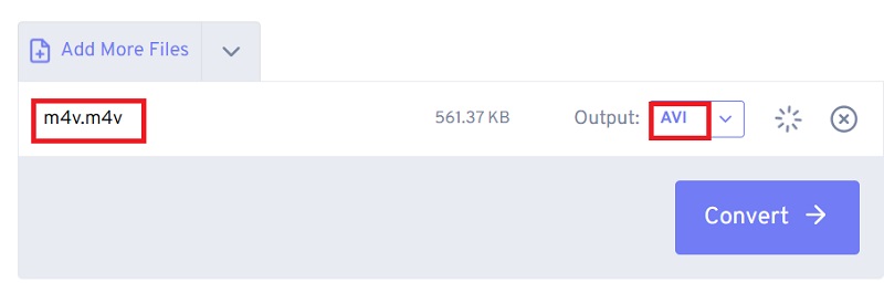 Trasforma M4V in AVI con FreeConvert