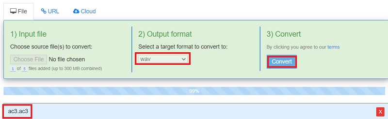 Trasforma AC3 in WAV con gli strumenti online