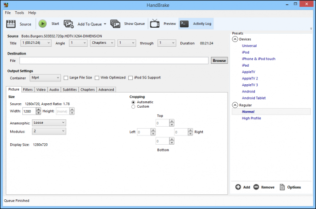 Convertitore F4V del freno a mano