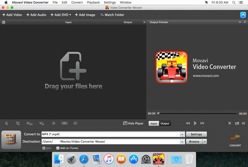 Convertitore video MXF gratuito Movavi