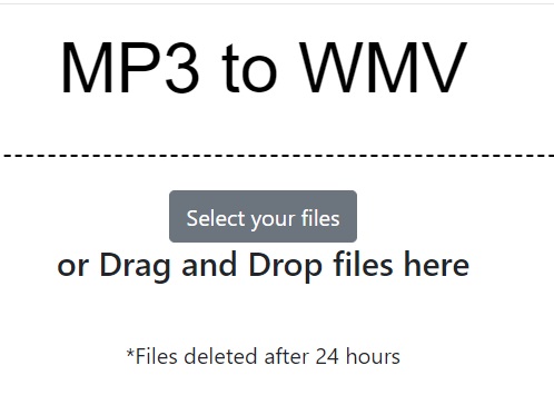Converti MP3 in WMV online