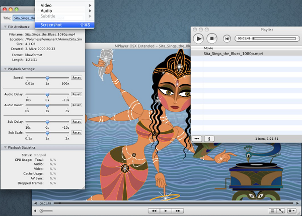 Lettore AVI per Mac - MPlayer