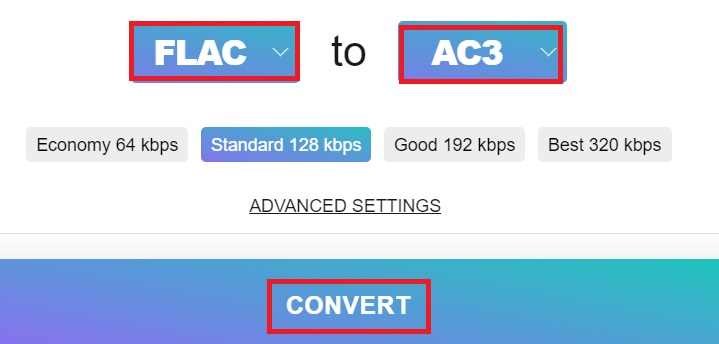 Converti FLAC in AC3 con strumenti online gratuiti