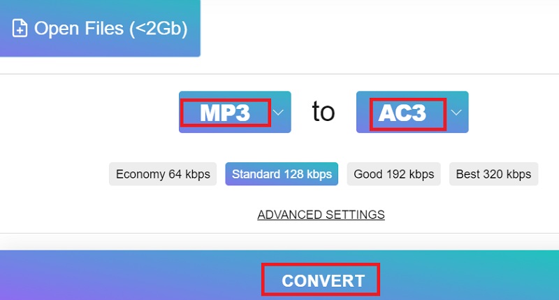 Trasforma MP3 in AC3 gratuitamente