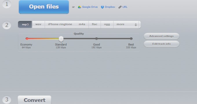 Converti AAC in MP3 su Windows Online