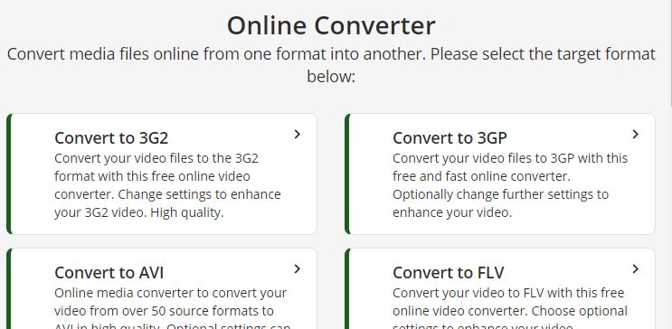 Converti MP4 in DivX online