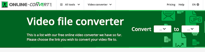 Convertitore video gratuito: Online-Convert.com