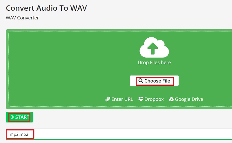 Trasforma MP2 in WAV gratuitamente