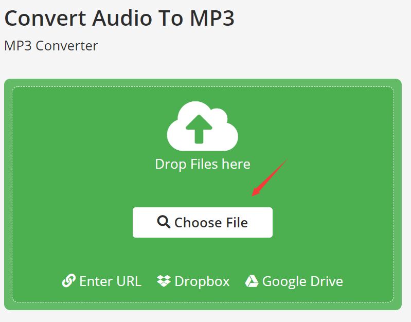 Converti MP4 in MP3 su Windows 10 Online