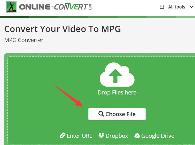 Convertitore online da MP4 a MPEG