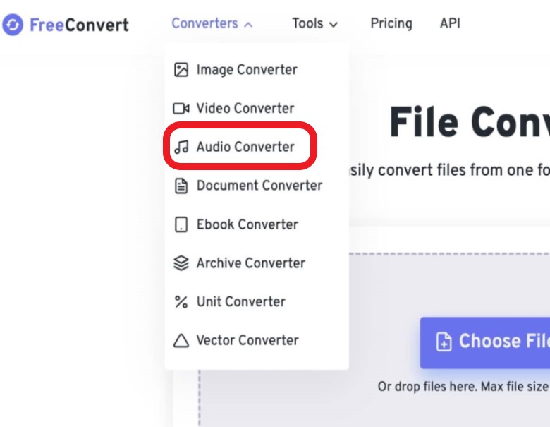 Convertire online gratis FLAC in AAC