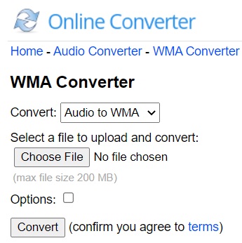Converti WMV in WMA con gli strumenti online