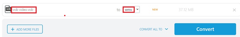 Trancodifica VOB in formato WMV