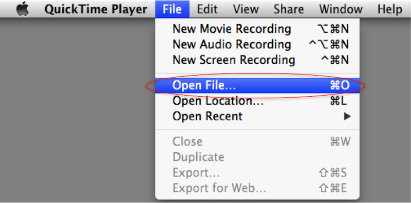 Riproduci MP3 su Mac con QuickTime Player