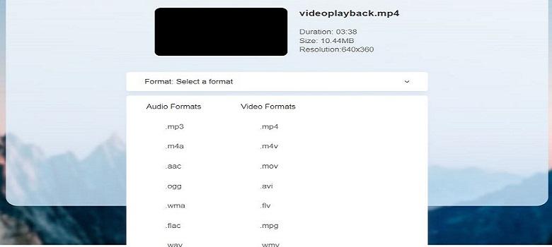 Convertitore video MPG online
