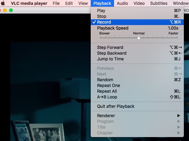 Taglia un video in VLC su Mac