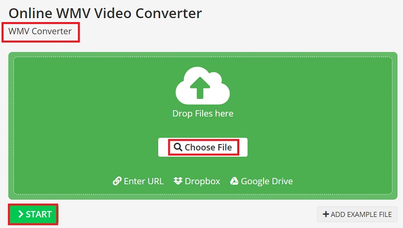 Converti MPG in WMV con Online-Convert