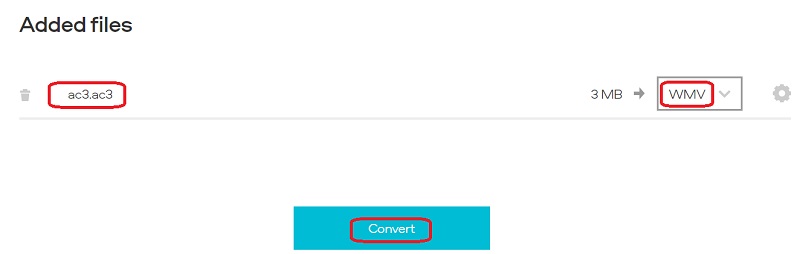 Converti file AC3 in WMA gratuitamente