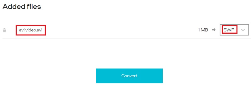 Converti AVI in SWF gratuitamente
