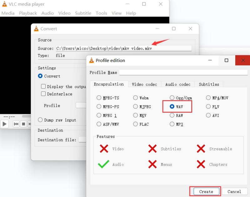 Converti facilmente MKV in WAV