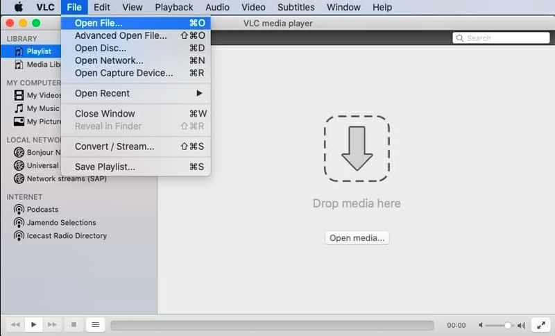 Usa VLC Media Player per riprodurre WMA su Mac