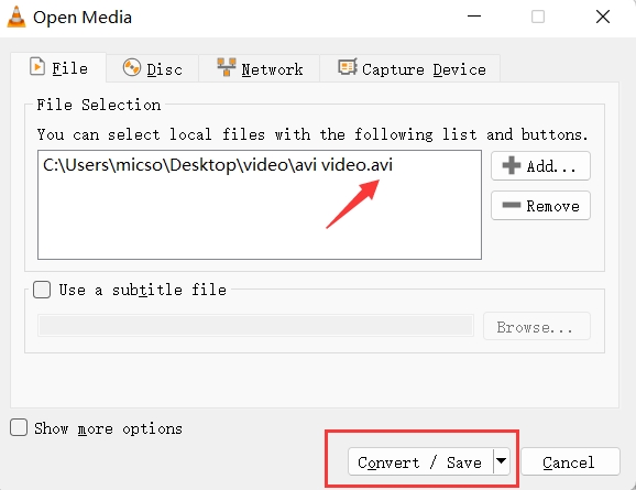 Trasforma AVI in MPG su Windows