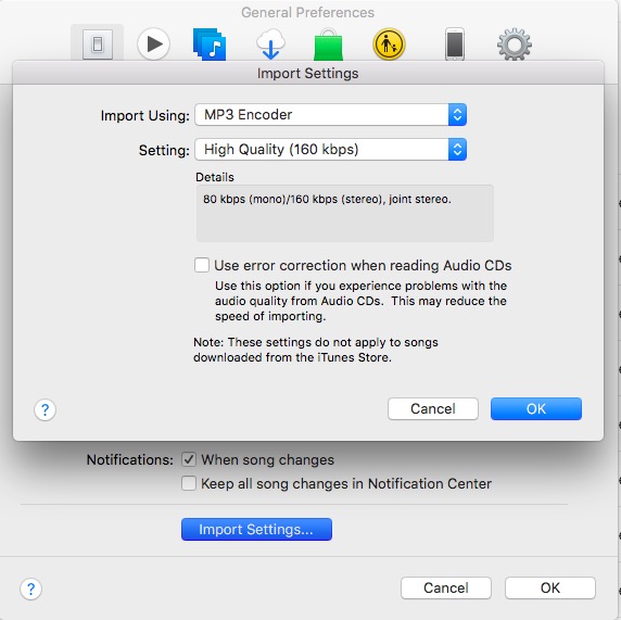 Converti un file WAV in MP3 in iTunes