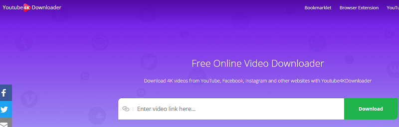 Downloader di YouTube 4K online