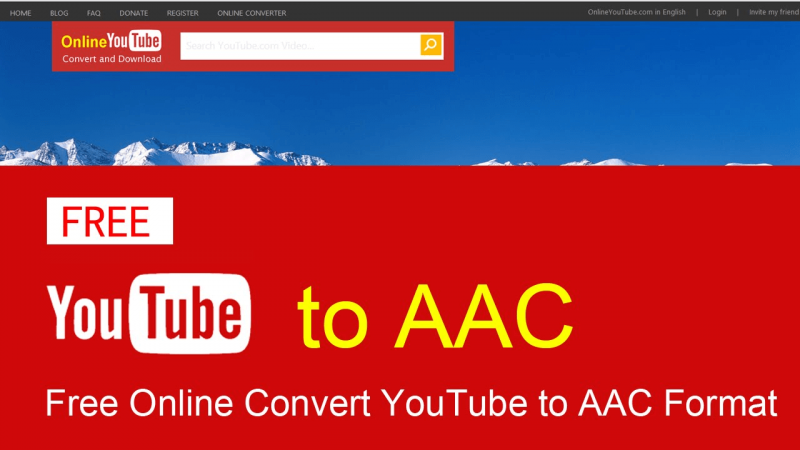 Convertire YouTube in AAC online
