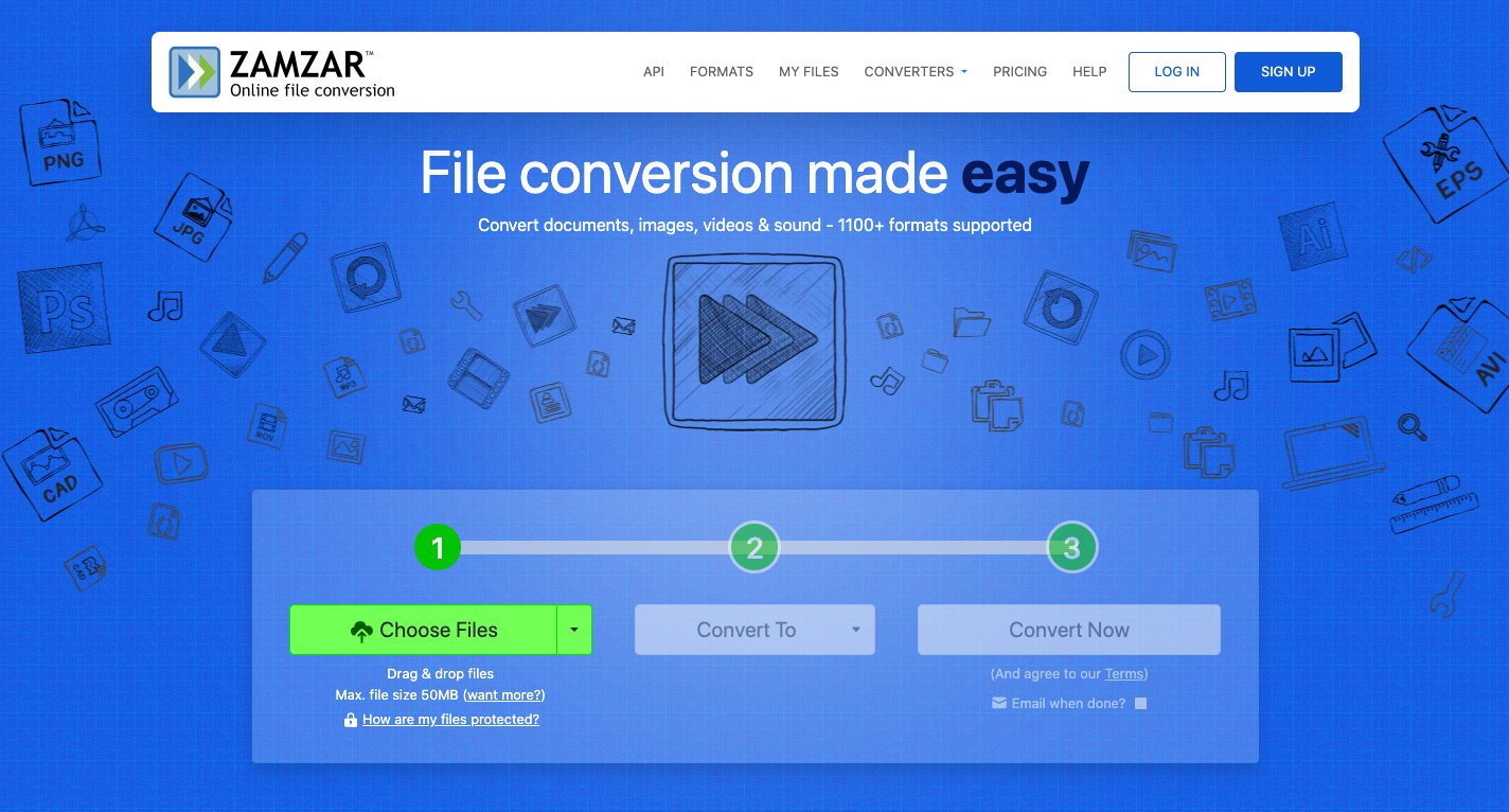 Convertitore Zamzar 3GP