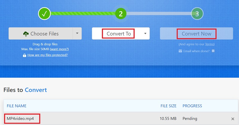 Trasferisci MP4 in H.264 gratuitamente